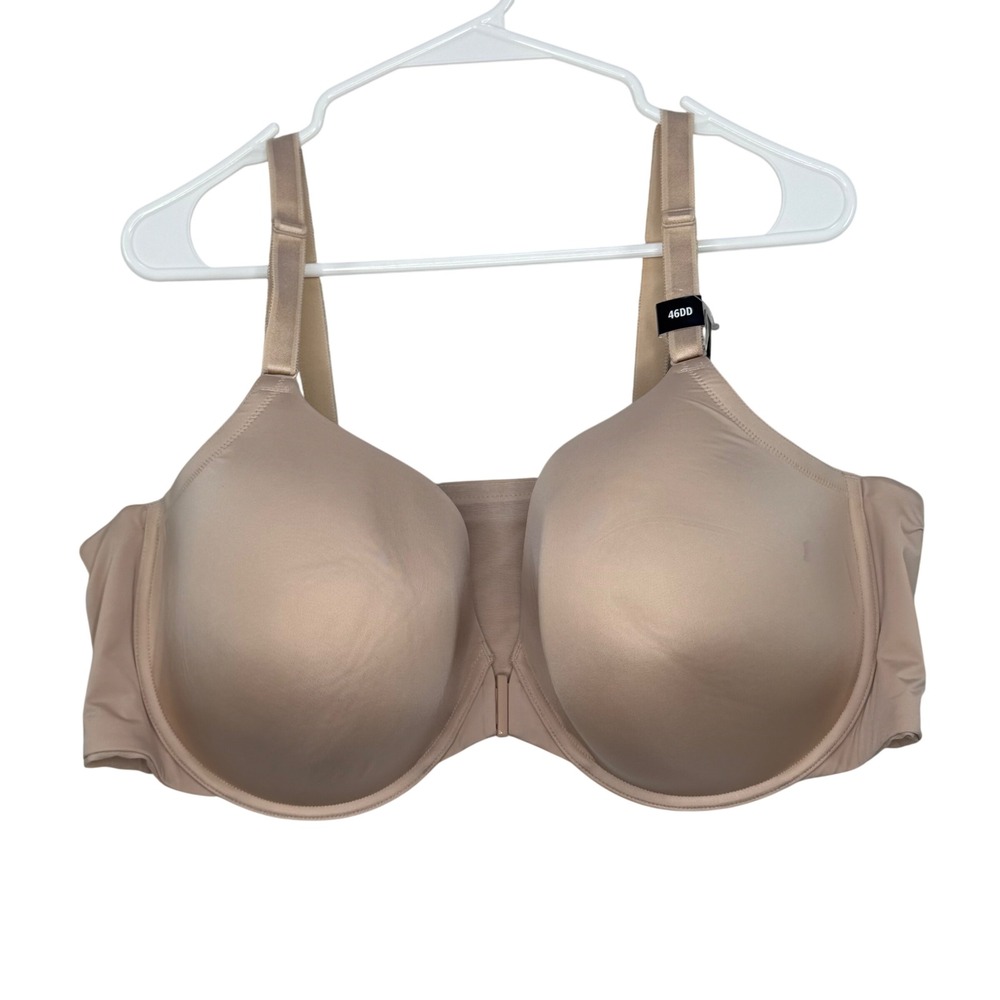 Torrid Curve Front Closure T-Shirt Bra Women 46DD Rose Dust Wide Back NWT